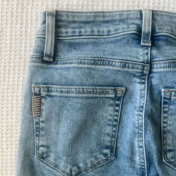 PAIGE Women's Hoxton Straight Light Wash Fray Hem Ankle Jeans Size 24 - Picture 4 of 14